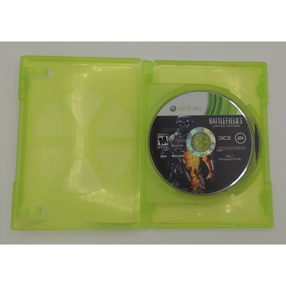 Battlefield 3 Limited Edition - Xbox 360 - 2-Disc Set & Case - Tested - EA